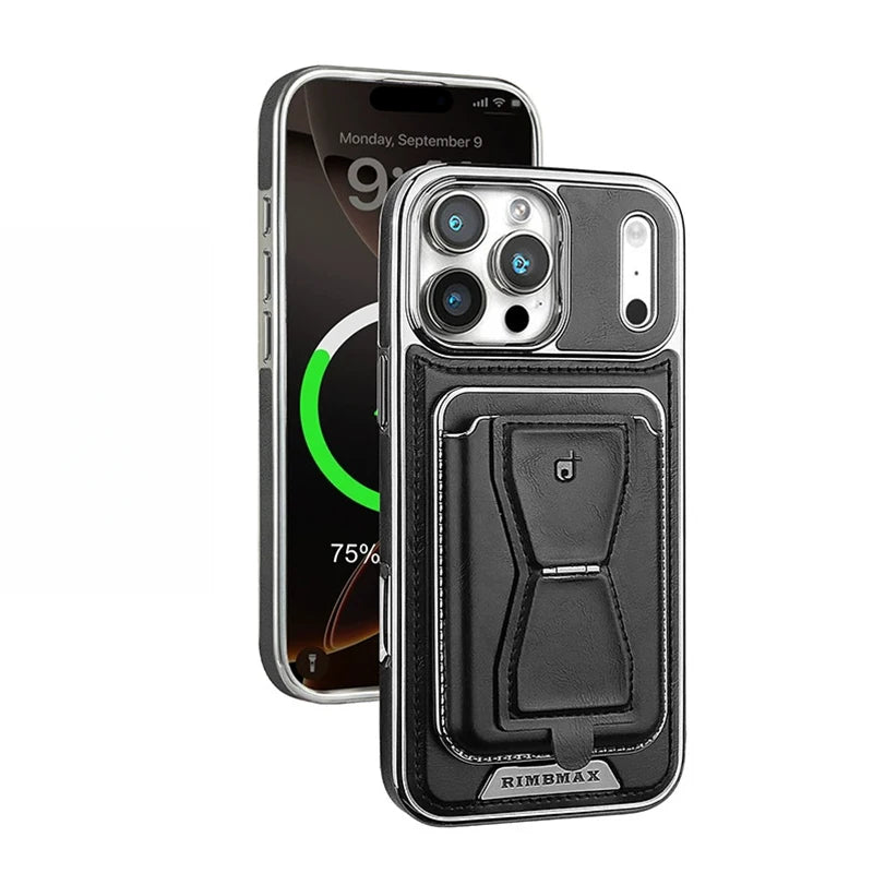 2 in 1 Detachable Wallet Phone Case With Magnetic Card Holder