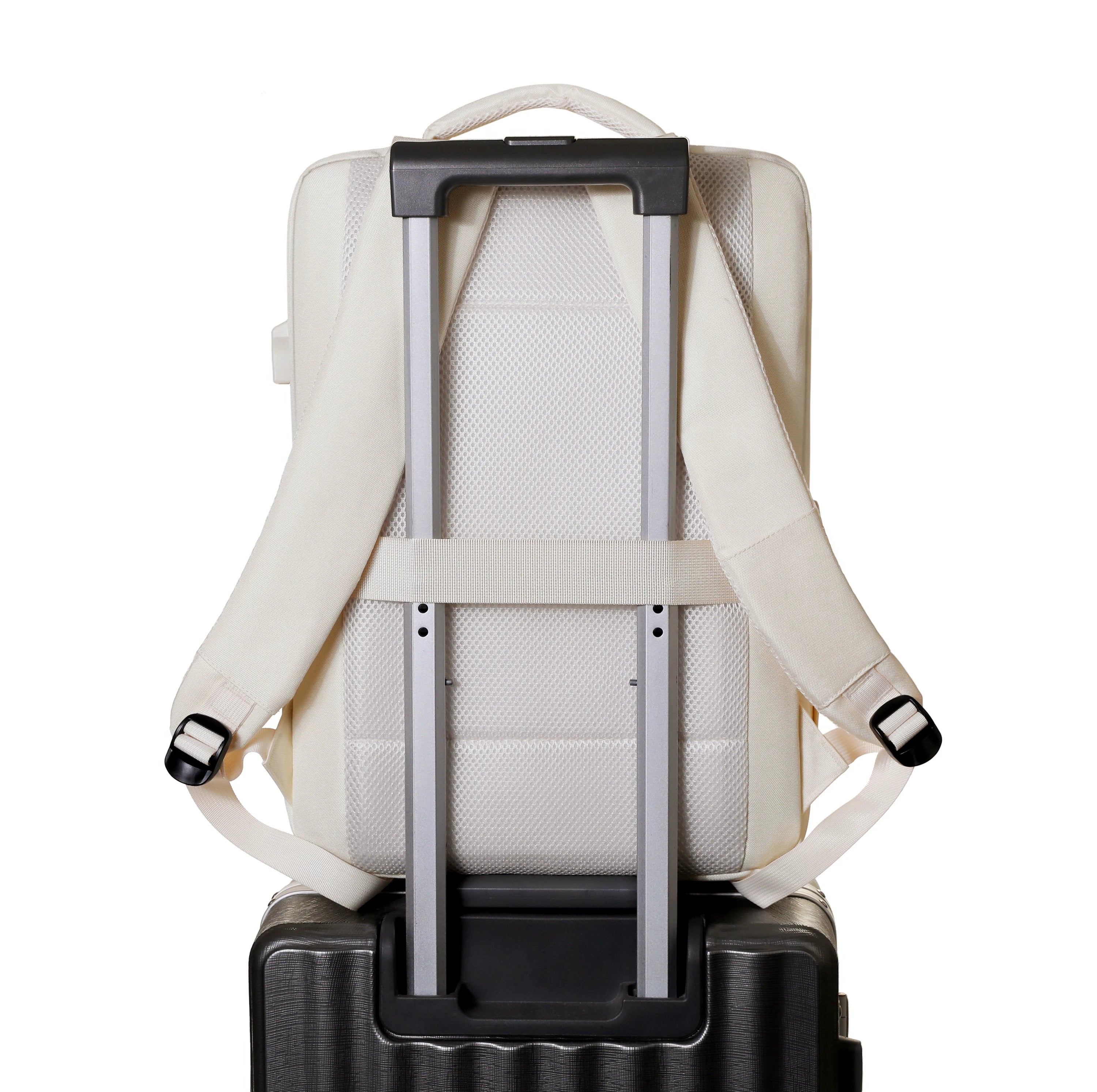 Business Men Mochila Travel Student Polyester Usb Waterproof Bagpack