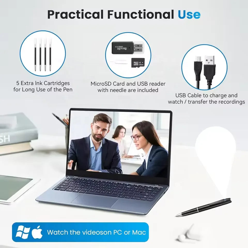 1080P Mini Camera USB Pen Recorder