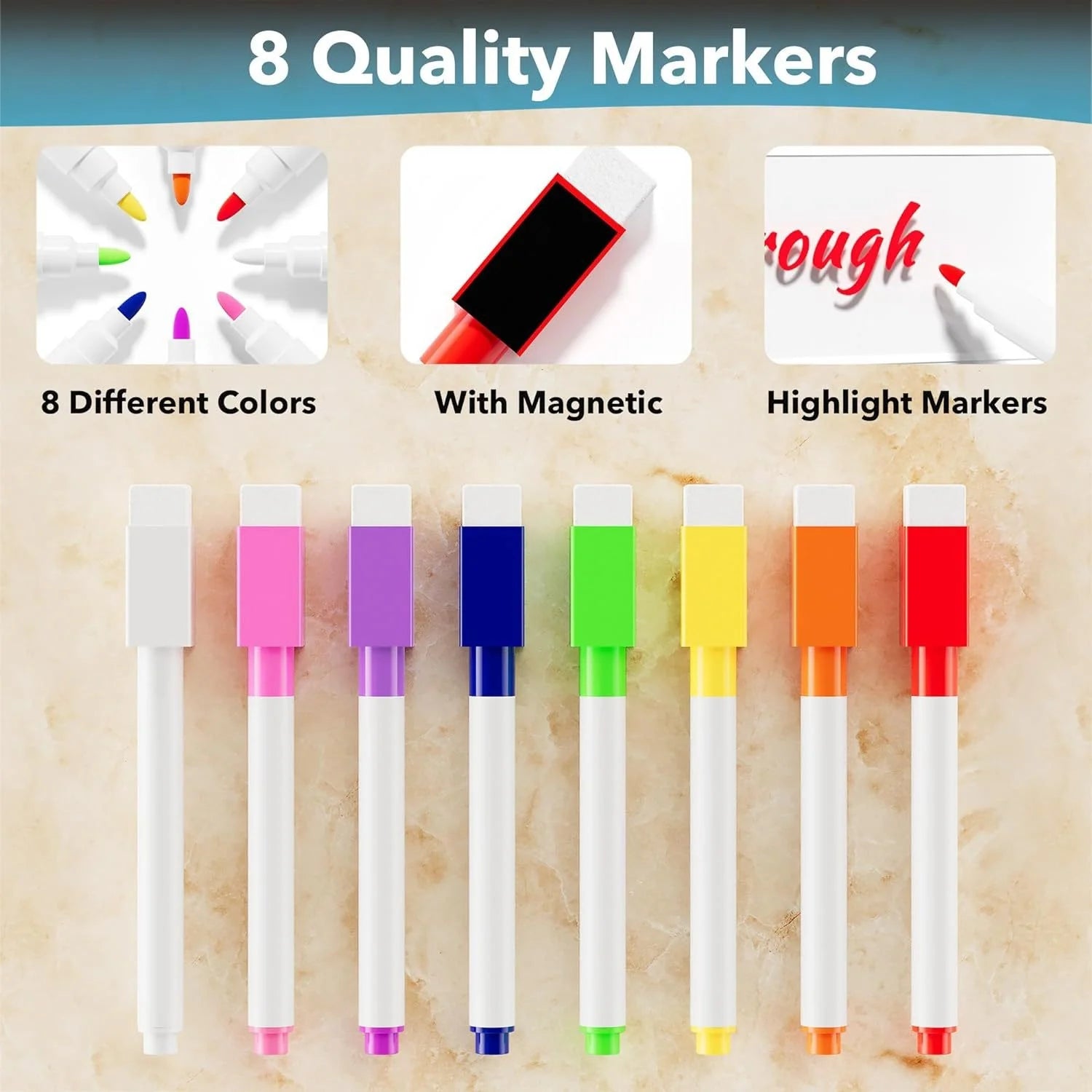 Magnetic Fridge Memo Planner Board