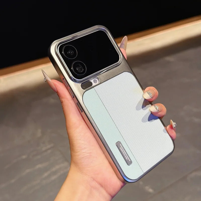 Business Ultra Thin Electroplating Leather Phone Case for Xiaomi