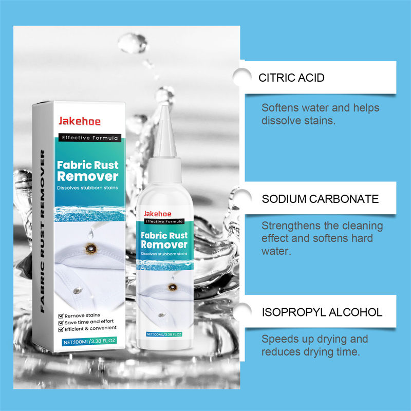 Jakehoe Fabric Rust Remover – Powerful Clothing Stain & Rust Liquid with Quick Drying