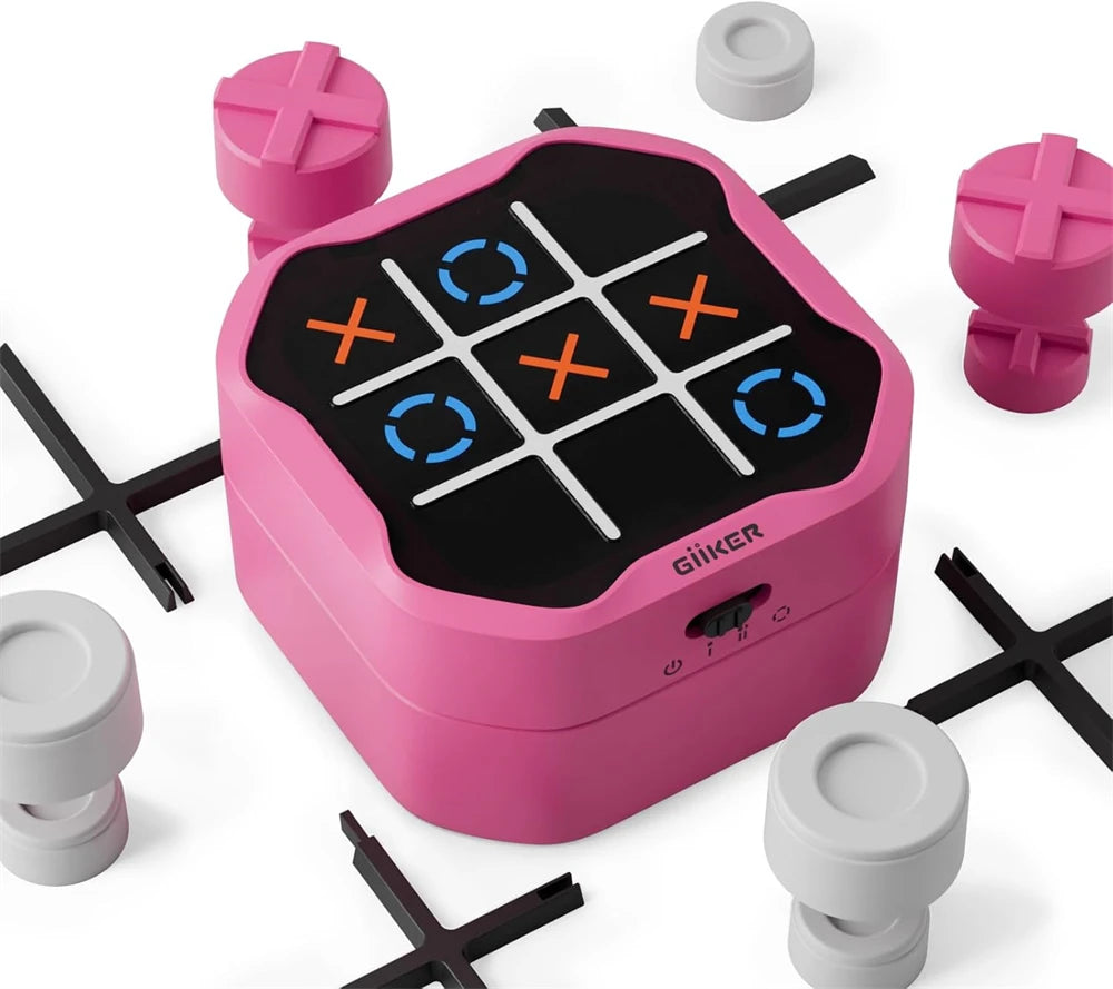 GiiKER Tic Tac Toe Bolt Game 3 in 1 Handheld Puzzle Game Travel Games