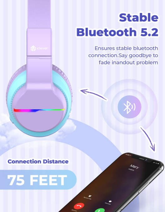 iClever BTH12 Colorful Headset