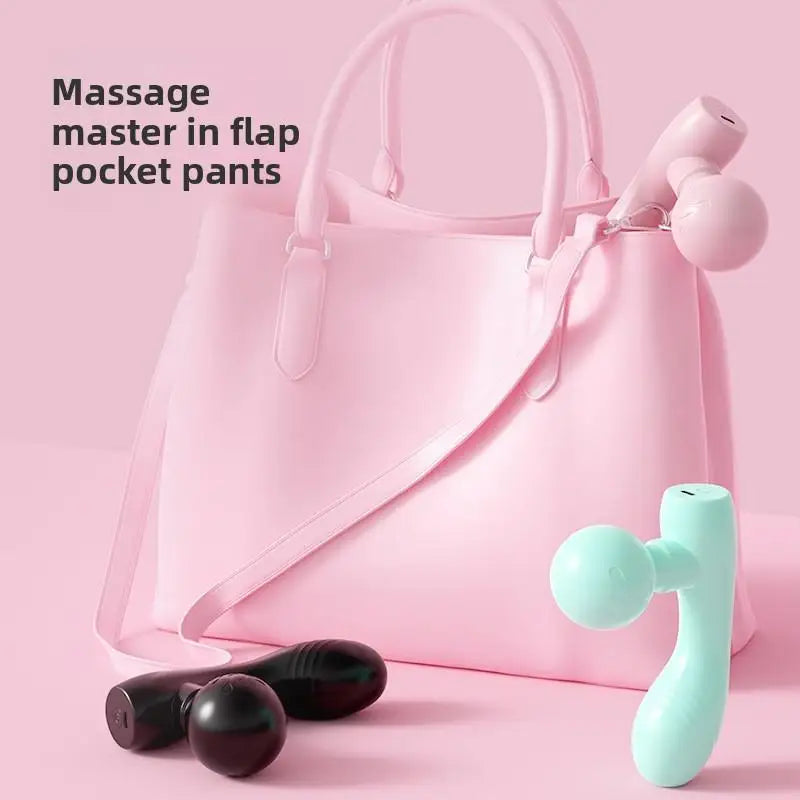 Mini Massage Gun Portable Deep Tissue Muscle Massager Double Head