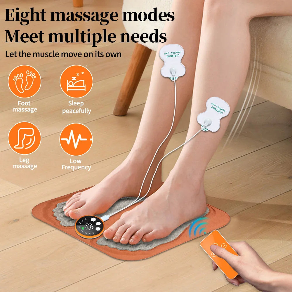 Wireless Remote Foot Massager with Acupoint Pulse