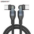 Fast Charging Type-C Cable | Pd 240w USB C to Type C Phone Laptop Quick Charger Cable 180 Bending