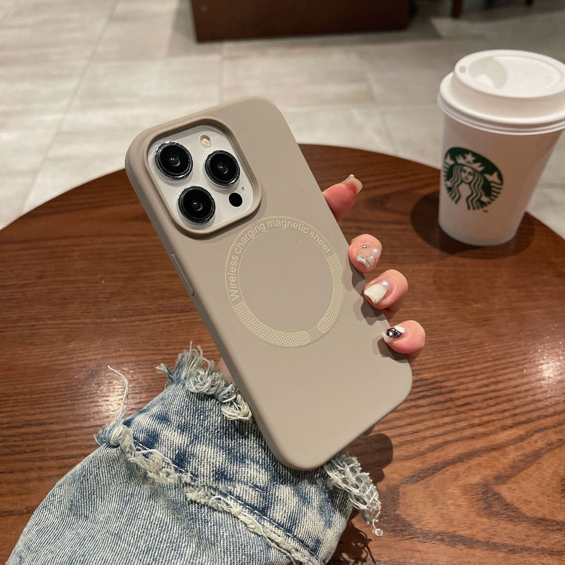 Luxury Magnetic Wireless Charging Case for iPhone – Shockproof Slim Magnetic Cover