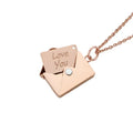 Love You Envelope Necklace - Fine Jewelry