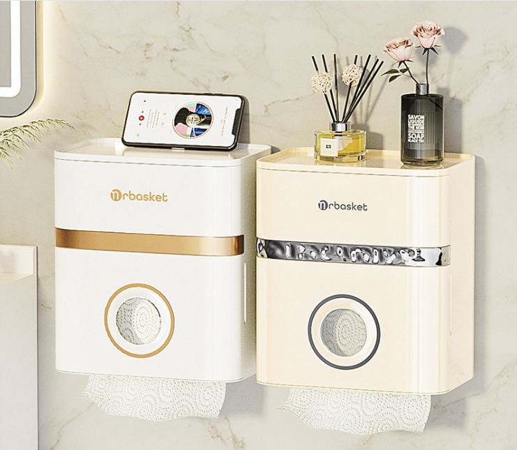 Large Capacity Wall-Mounted Tissue Storage Box