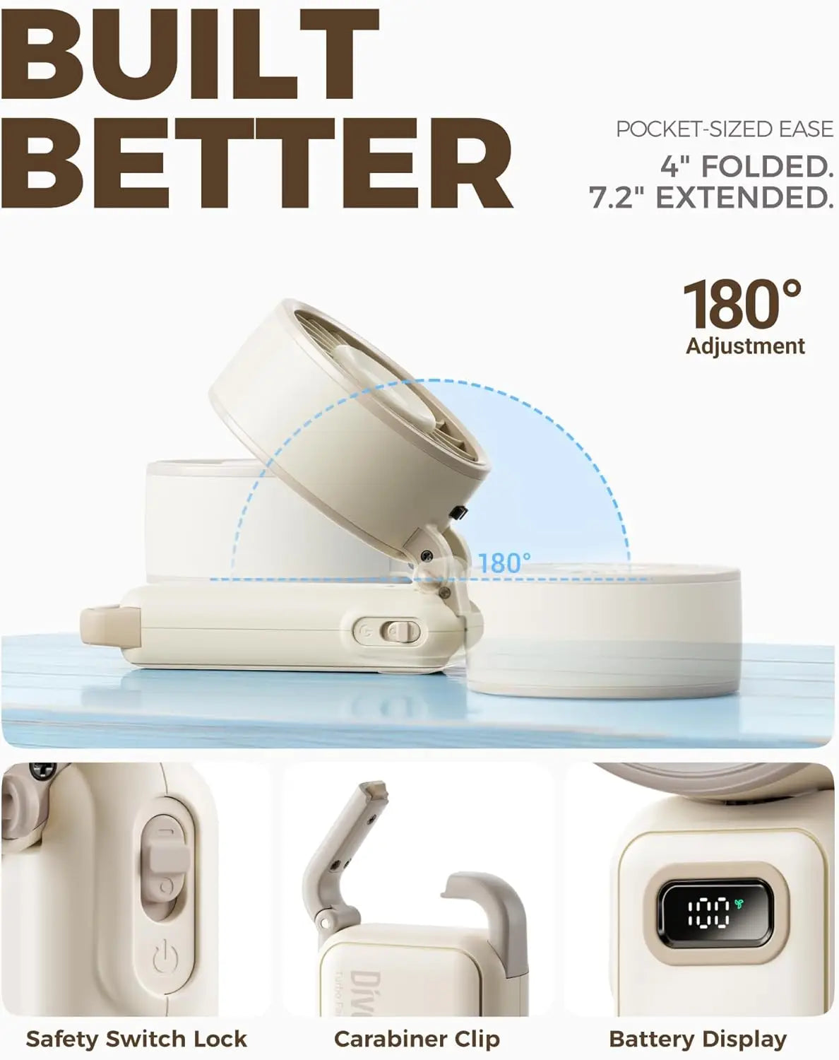 Turbo Handheld Fan