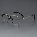 Luxury Titanium Eyeglasses - Gold, Lightweight & Stylish