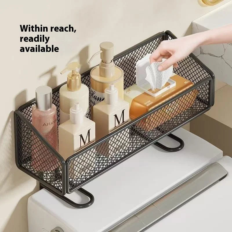 GREENSIDE Metal Toilet Storage Rack with Shelf