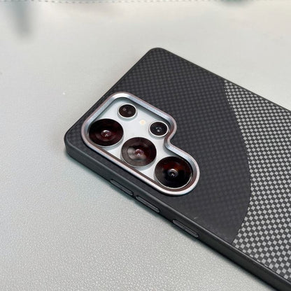 Luxury Ultra Thin Matte Carbon Fiber Magnetic Phone Case – Shockproof Slim Protective Cover for Samsung