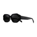 Unisex Luxury Square Frame Sunglasses - Black Acetate