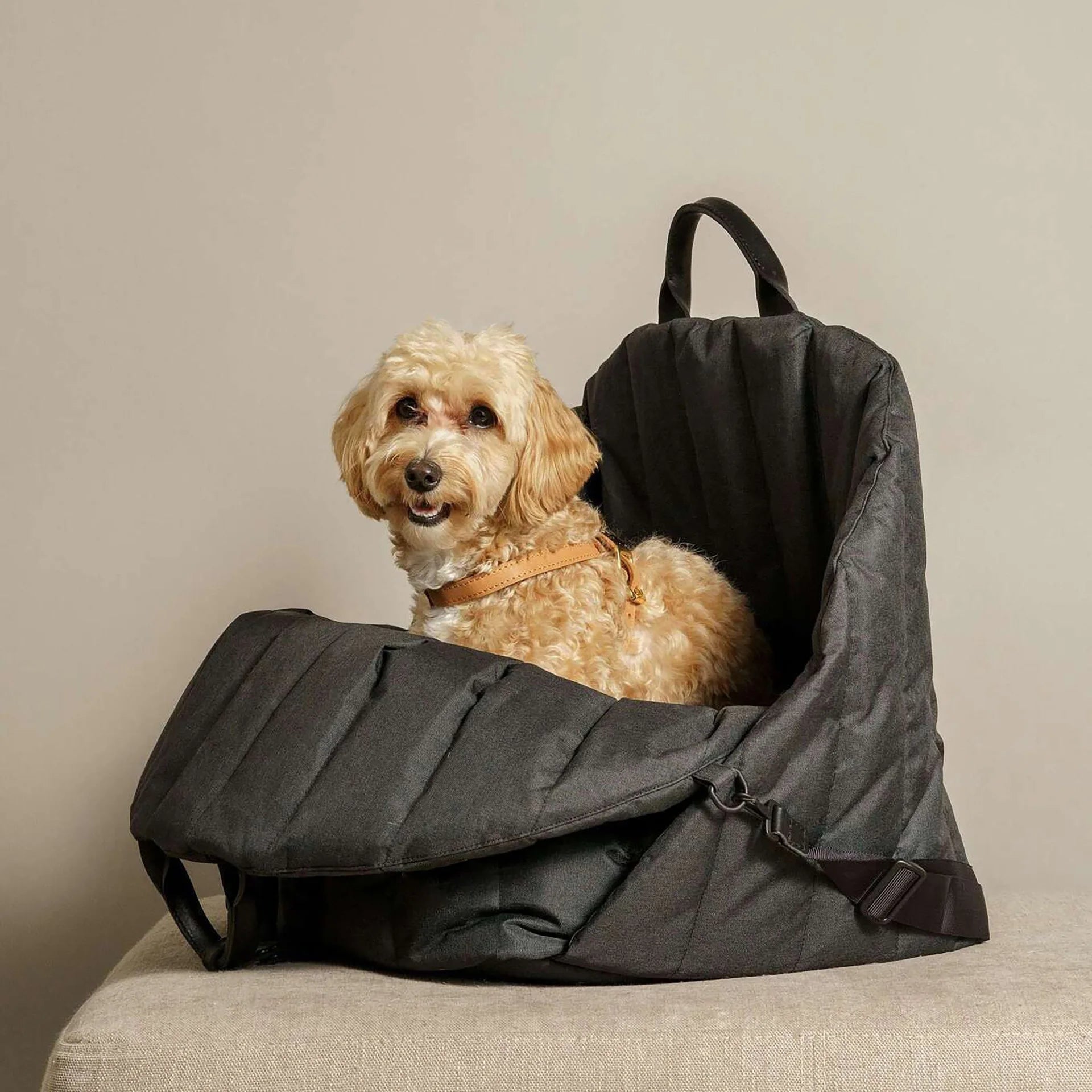 Luxury Small Dog Car Seat Sling Carrier Warm Portable Pet Backpack