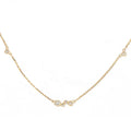 18k Gold Plated Minimalist Leaf Olive Necklace