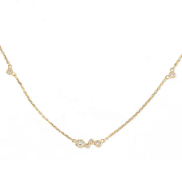 18k Gold Plated Minimalist Leaf Olive Necklace