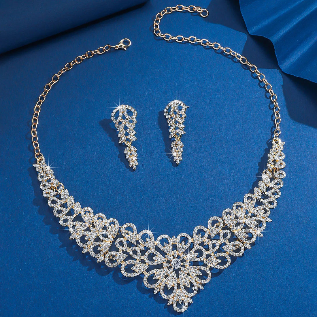Vintage Diamond Bridal Jewelry Set