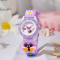 Charming Kids' Quartz Watch with Butterfly Design