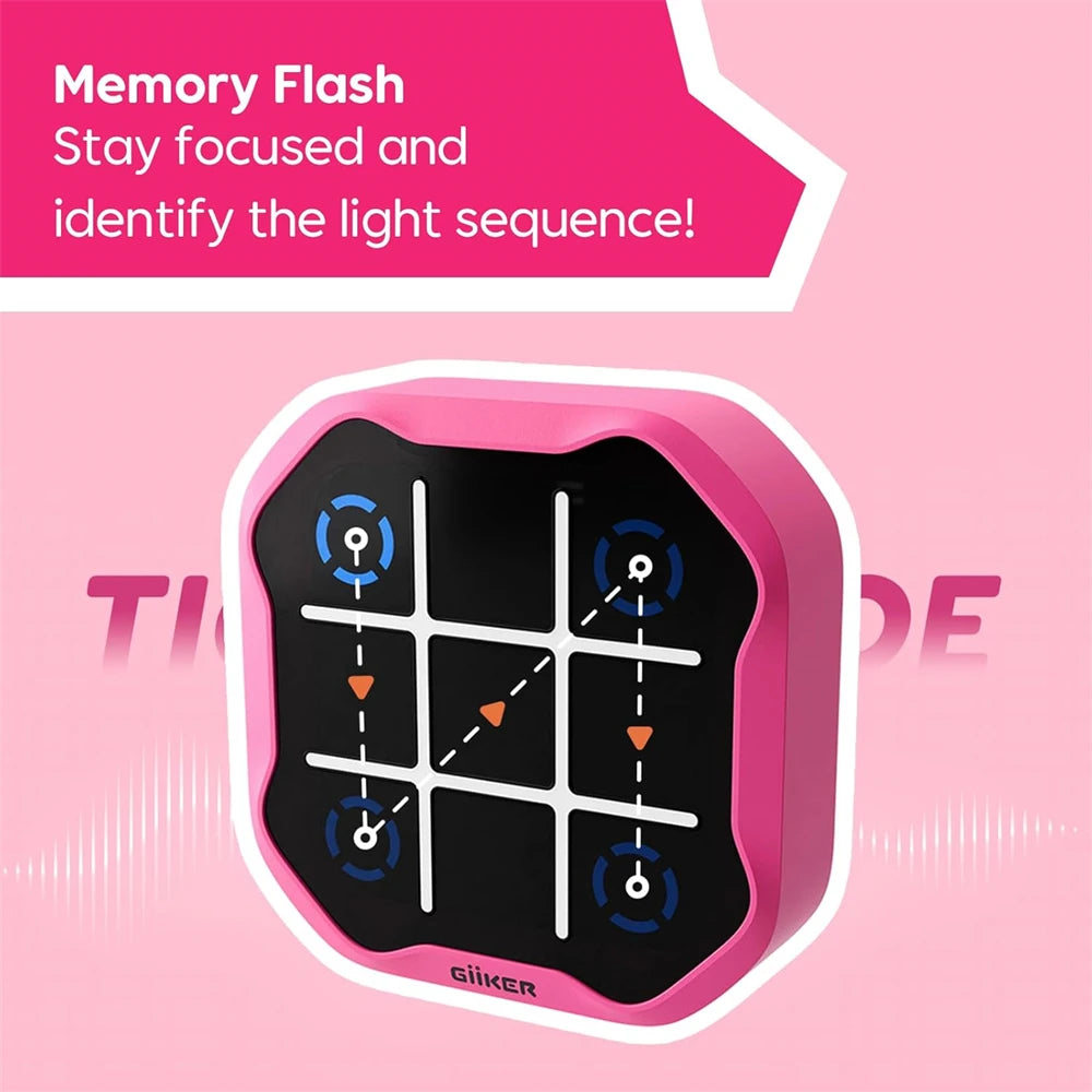 GiiKER Tic Tac Toe Bolt Game 3 in 1 Handheld Puzzle Game Travel Games