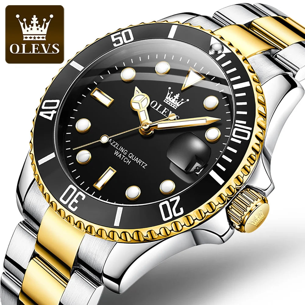 Olevs Luxury Quartz Men's Watch