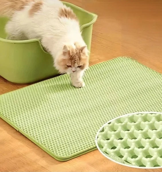 Double Layer Waterproof Cat Litter Mat