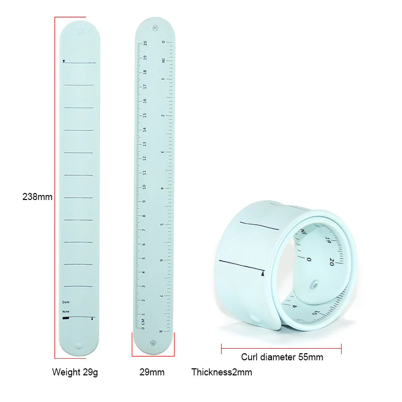 Silicone Memo Wrist Band, Waterproof Slap Bracelets Wrist Strap