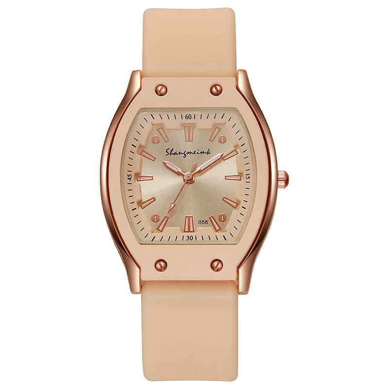 Customizable Silicone Strap Quartz Watches