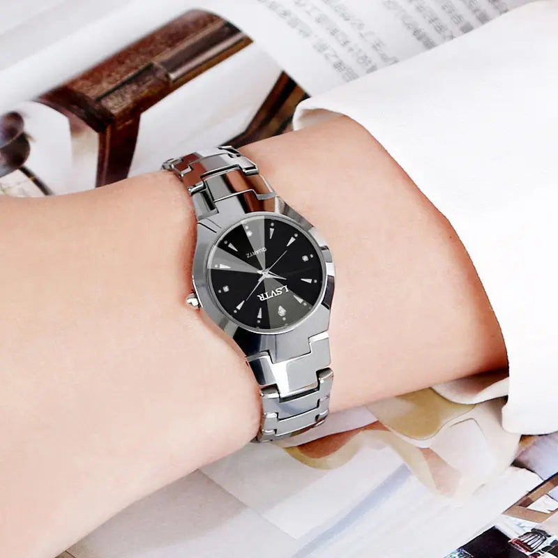 Luxury Waterproof Couple Watches - Stainless Steel