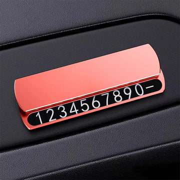 Universal Car Parking Phone Number Plate