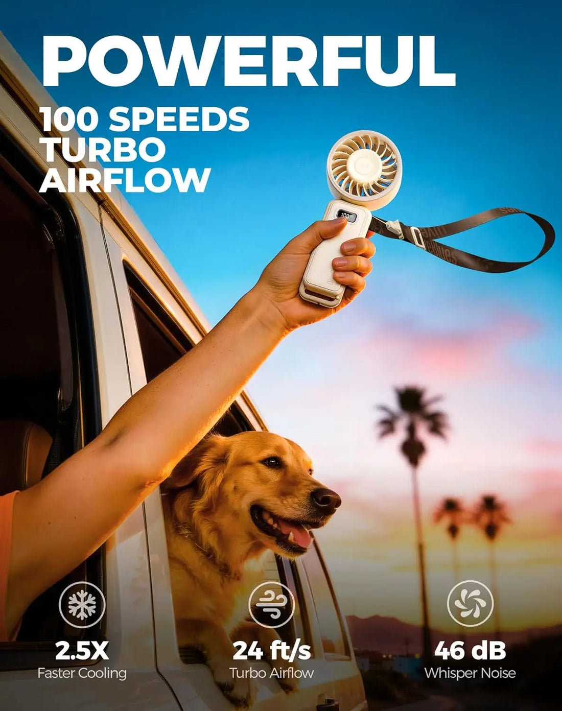 Turbo Handheld Fan