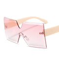 Newest Fashion Ladies One Piece Lens Square Sunglasses