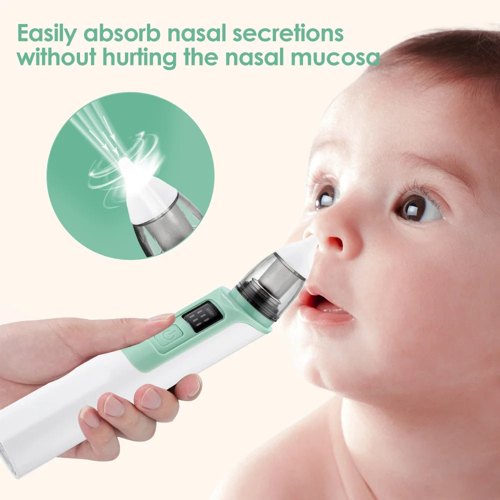 Custom Logo Smart Electric Baby Nose Suction Cleaner Electric Nasal