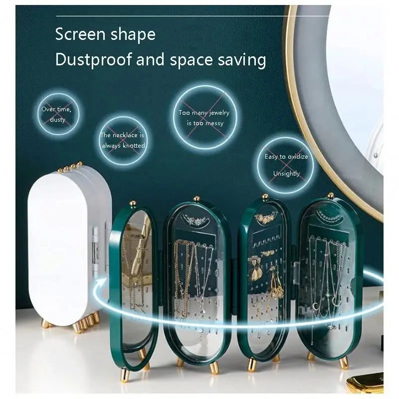 Luxury Foldable Jewelry Organizer Box