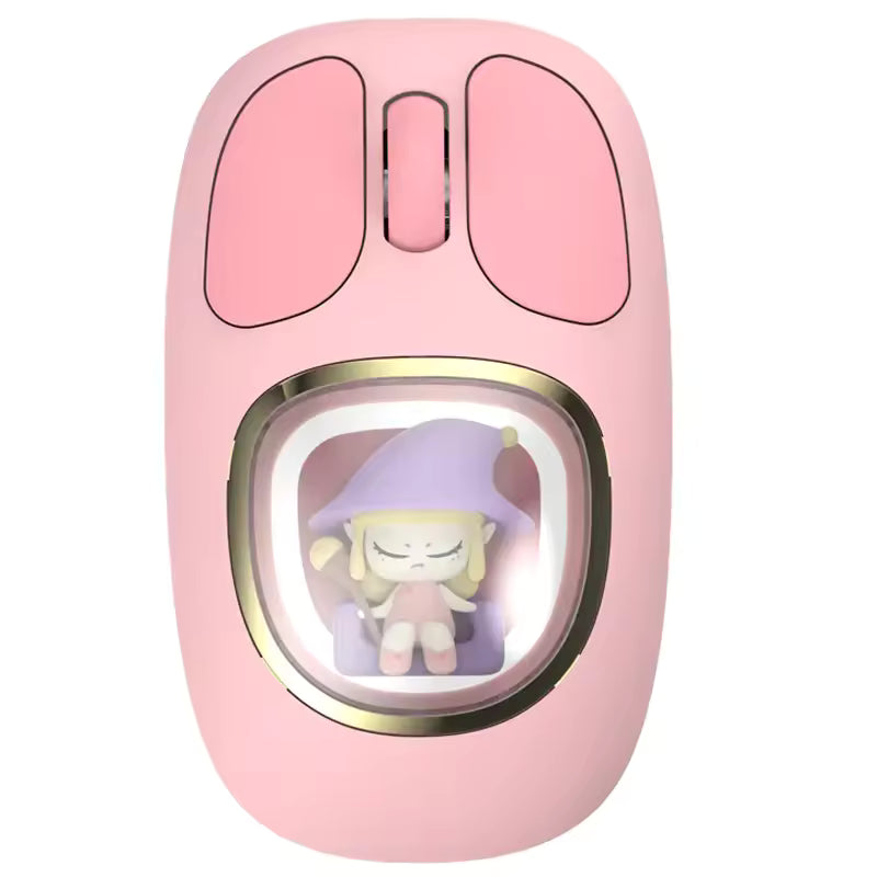 GlowPaw Wireless Mouse – Cute LED Breathing Light Rechargeable Type-C Mouse