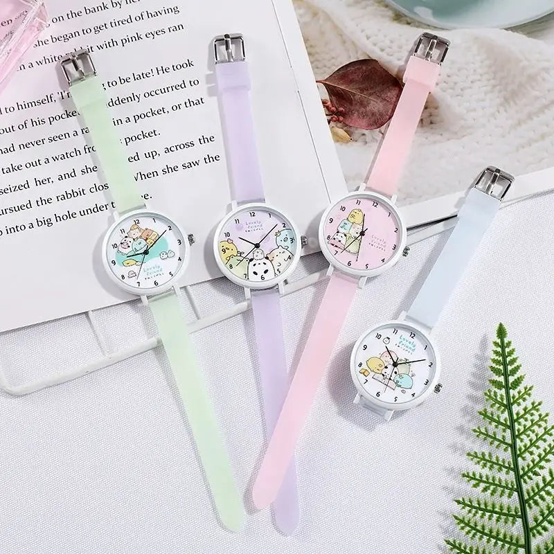 Glow-in-the-Dark Cartoon Kids Quartz Watch