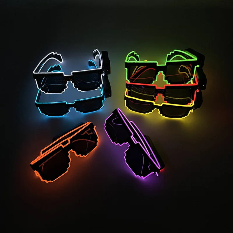 Richshining LED Glowing Sunglasses for Parties