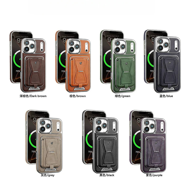 2 in 1 Detachable Wallet Phone Case With Magnetic Card Holder