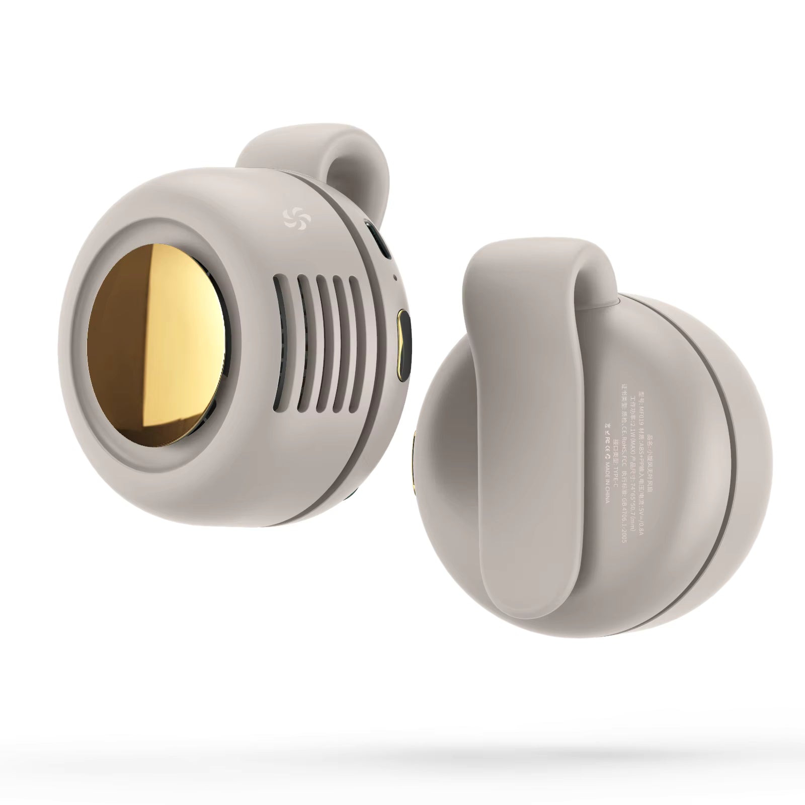 Portable Mini Clip Fan 360° Rotatable Cute Pocket Fan for Outdoor & Travel