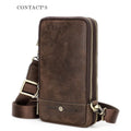 Crazy Horse Cowhide Crossbody Bag