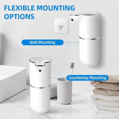 Automatic Foaming Soap Pump – Wall-Mount USB Sensor Dispenser
