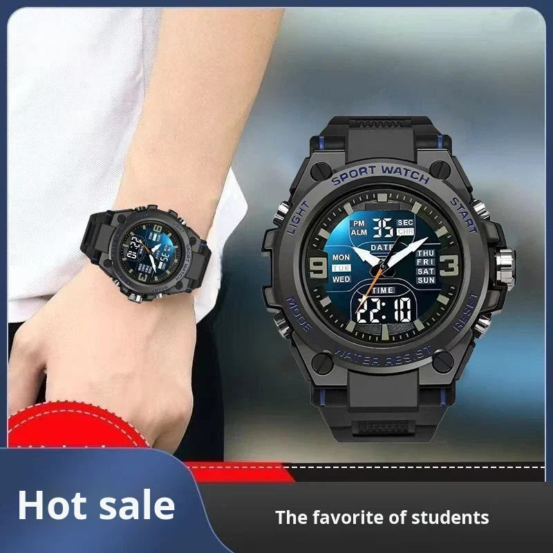 Men's Sport Watch with Colorful Dual Display