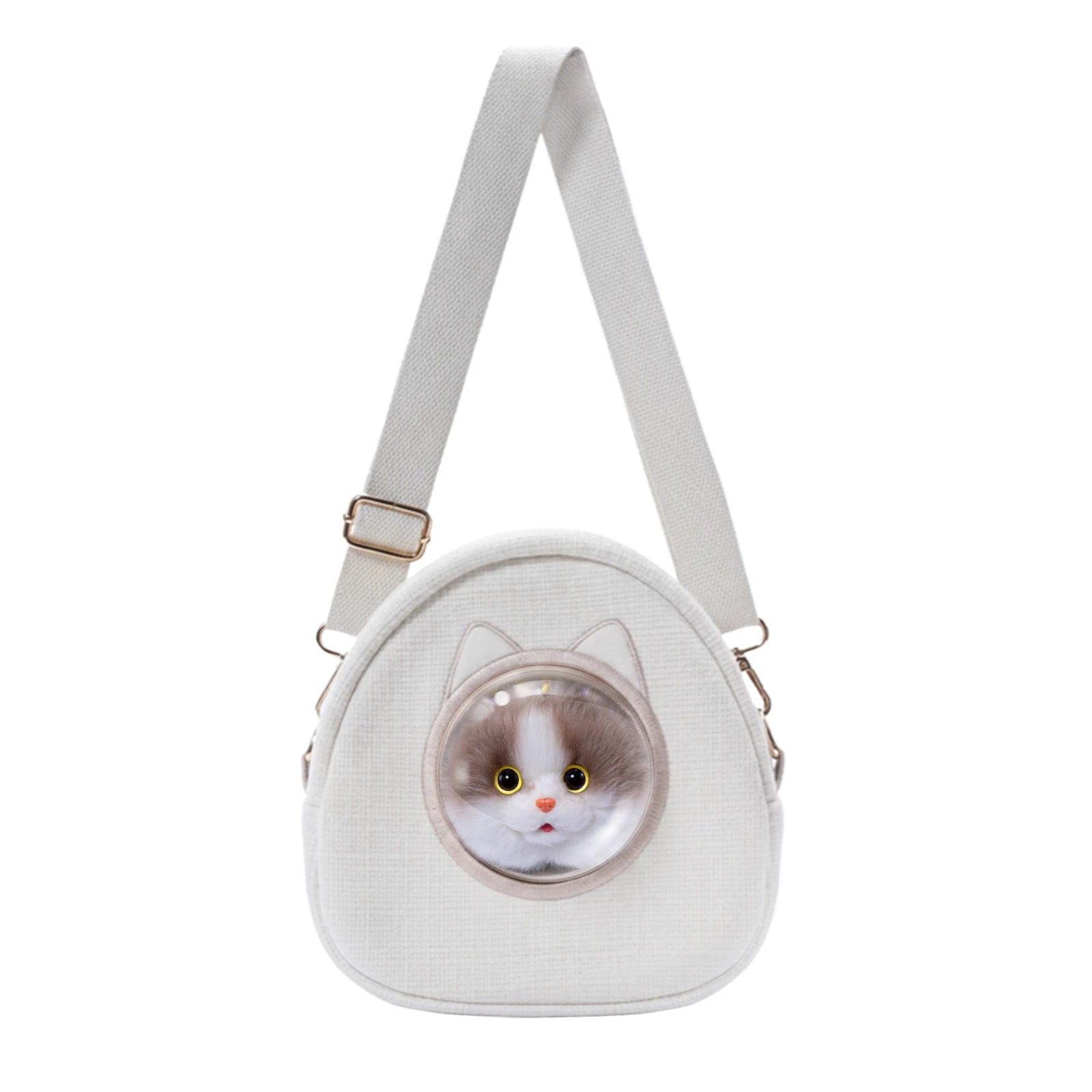 DUPAN 2026 New Cute Cat Head Pendant Backpack Women Large Capacity