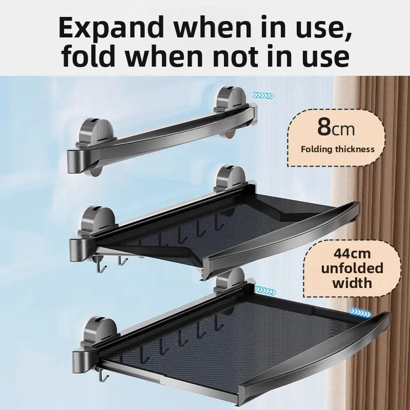 Wholesale Space Saving Hidden Retractable Drying Net No Drilling