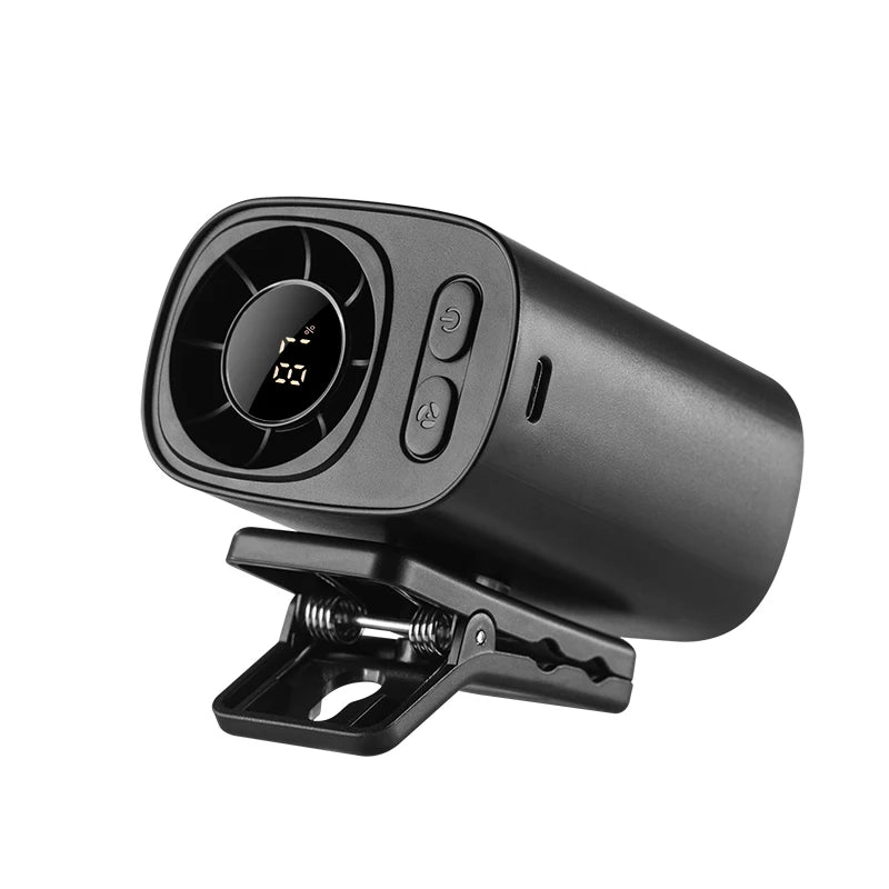 New USB Rechargeable Battety Umbrella Clamping Pocket Foldable Fans