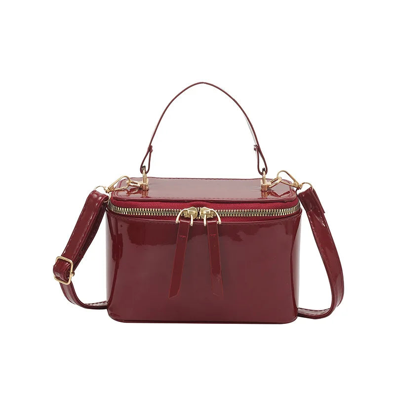 New Super Fire Square Chain Crossbody Bag All-match Zipper
