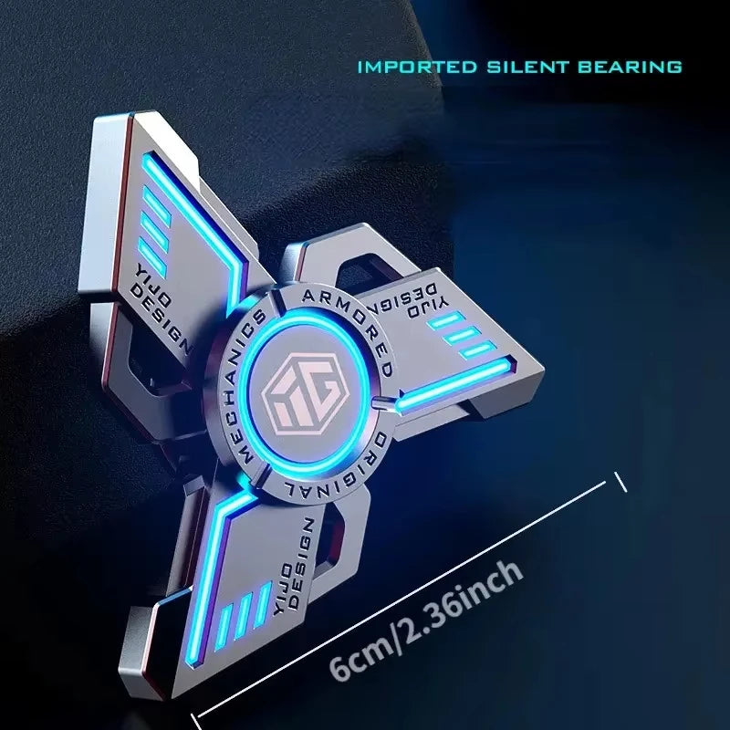 Premium Metal Fidget Spinner Lighter for Stress Relief