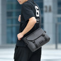 Men's Minimalist Crossbody Bag Soft-Touch, Water-Resistant Bag
