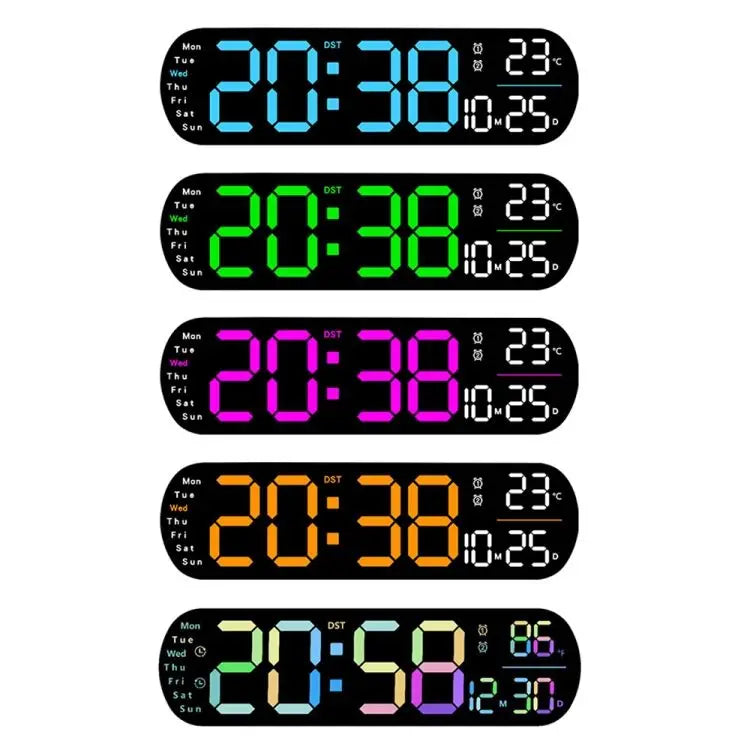YIZHI Smart LED Alarm Clock with Temperature & Night Light